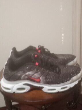 Nike Air Max Plus TN Supernova 2020 Black Gray Red White CW6019-001 Men's Sz 12